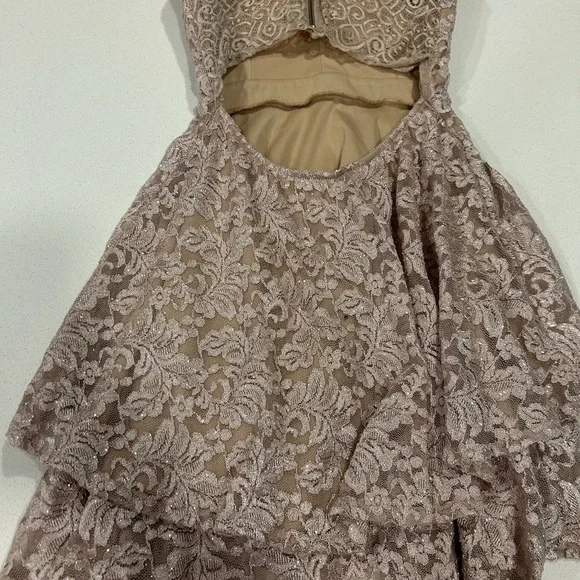 Vintage Le Chateau Y2k 2000s Lace Fairy Whimsigoth Size Small Dress - Picture 9 of 11